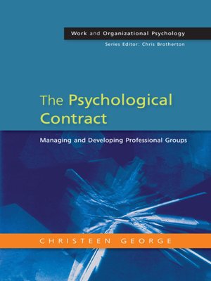 cover image of The Psychological Contract